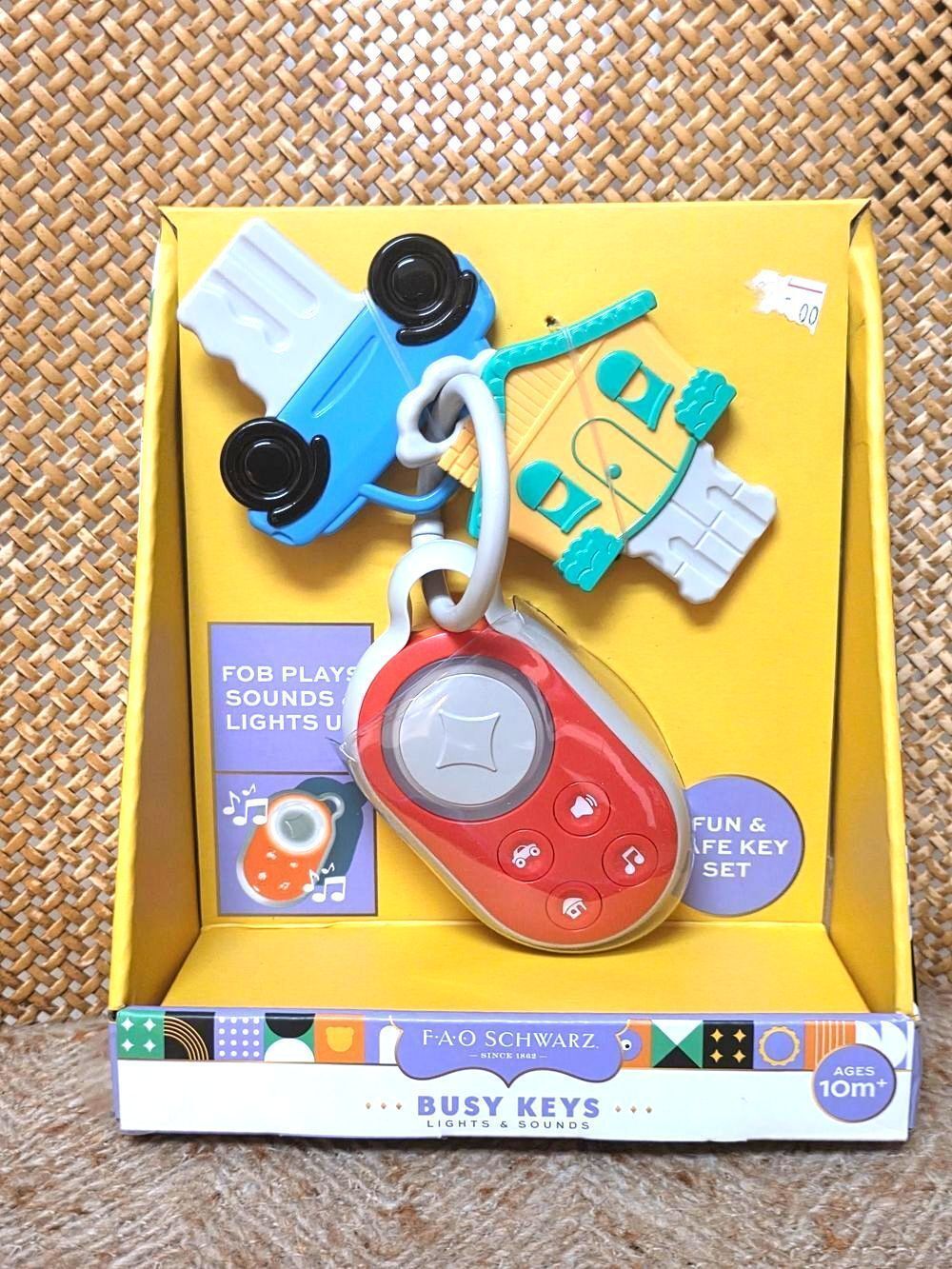 FAO Schwarz Busy Keys with Lights & Sounds Toy (Brand New & Factory Sealed)